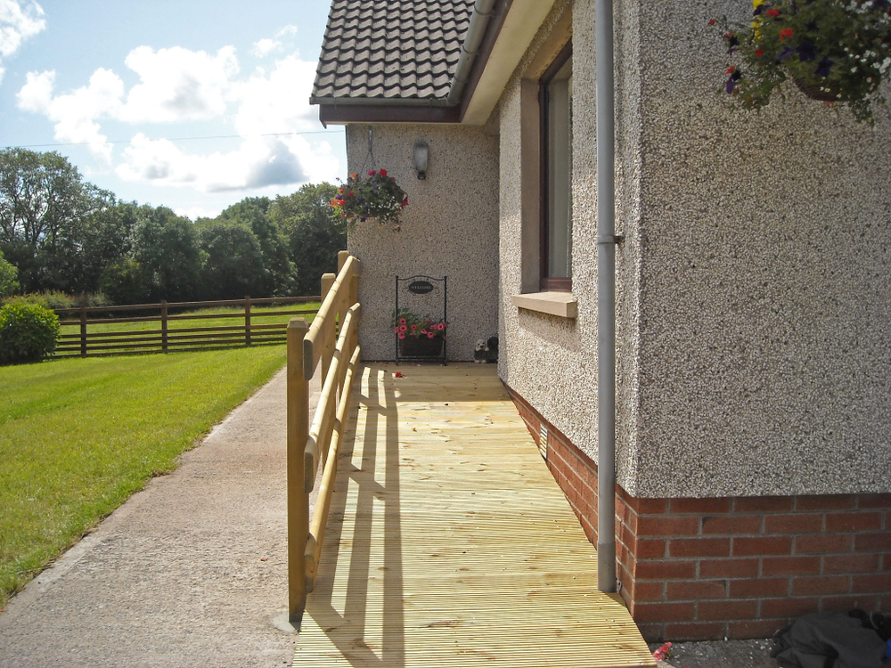 Wheelchair,Ramp,Fitted,To,Front,Of,Home