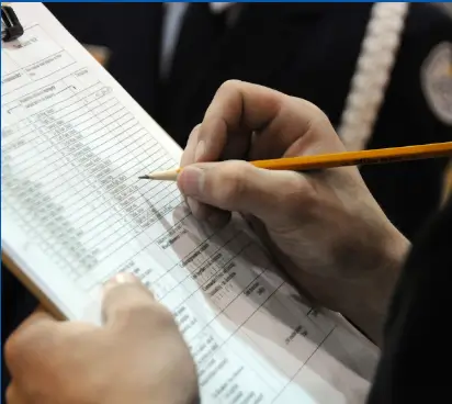 A home inspection being completed